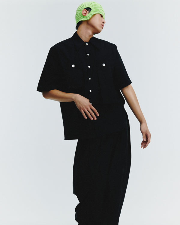 Black TempoPockets Shirt-Sung Ju-APOC STORE