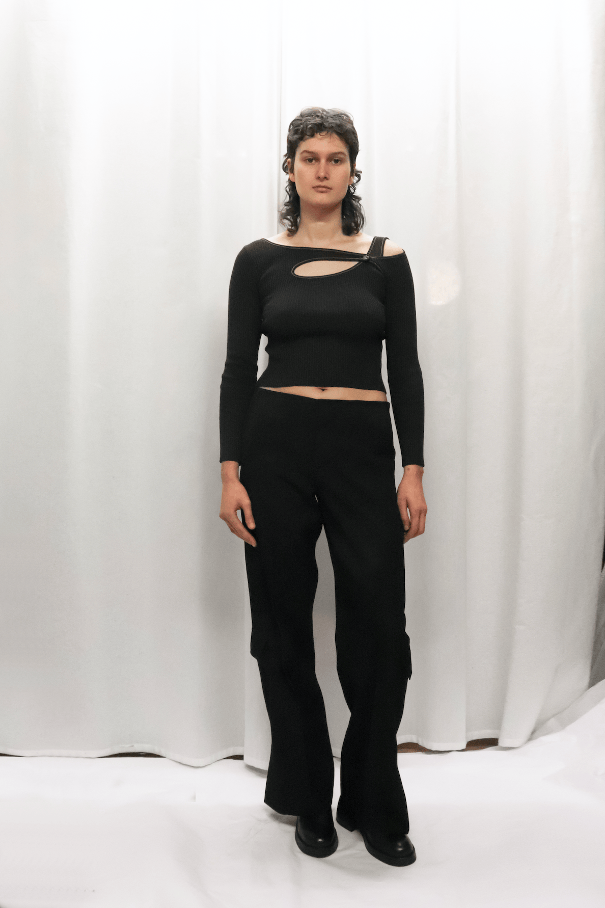 Score Knit Top-René Scheibenbauer-APOC STORE