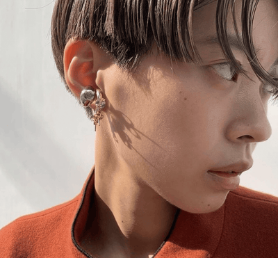 Silver Signet Ear Cuff-D’heygere-APOC STORE