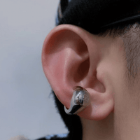 Silver Signet Ear Cuff-D’heygere-APOC STORE