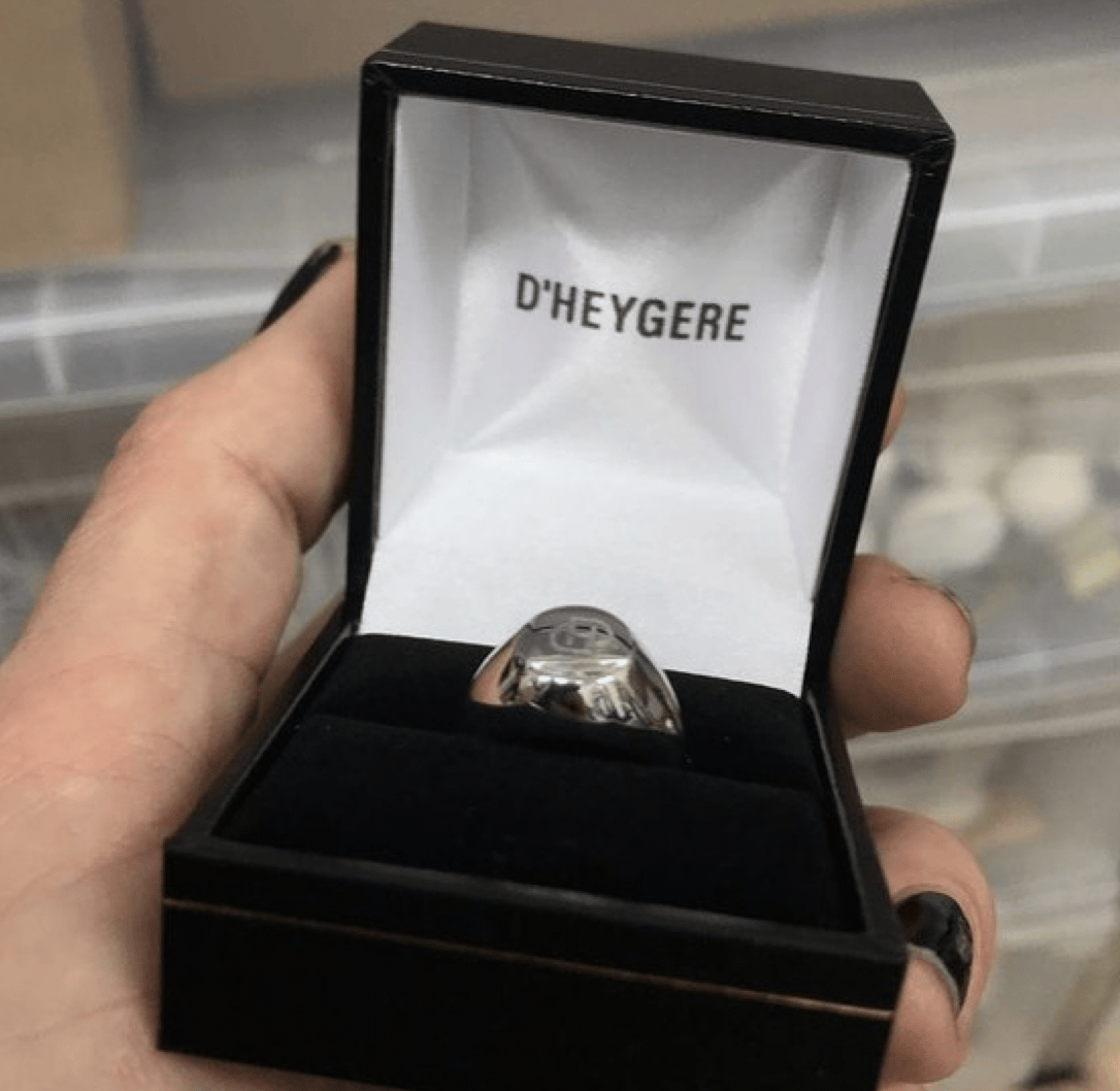 Silver Signet Ear Cuff-D’heygere-APOC STORE