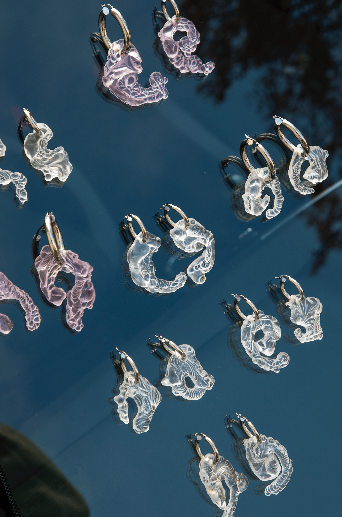 Pink Bioresin Hoops-Vanessa Schindler-APOC STORE