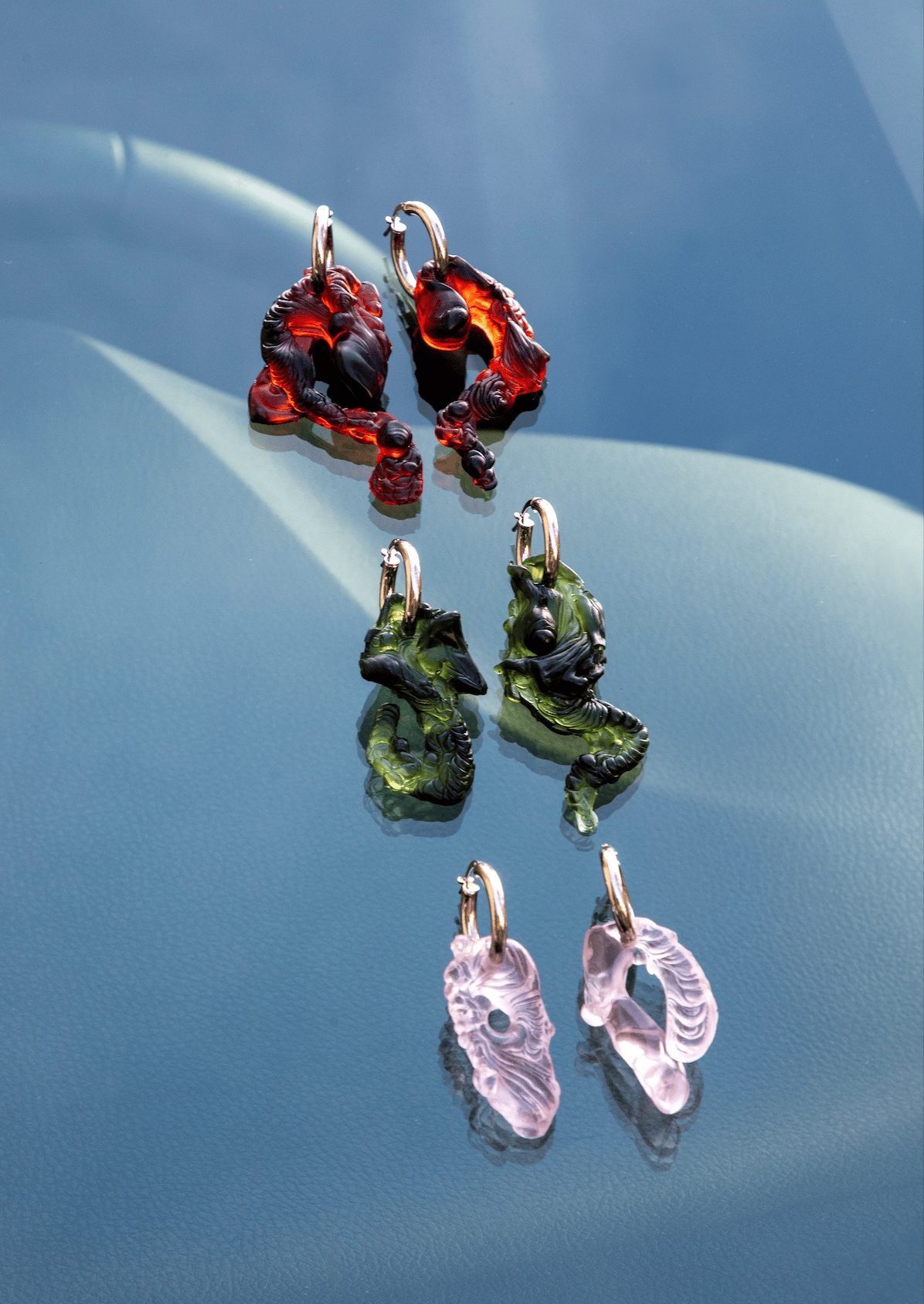 Pink Bioresin Hoops-Vanessa Schindler-APOC STORE