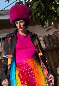 Pink Poof Hat-Leeann Huang-APOC STORE