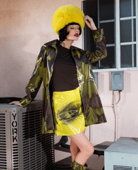 Holographic Banana Cow Color-changing Coat-Leeann Huang-APOC STORE