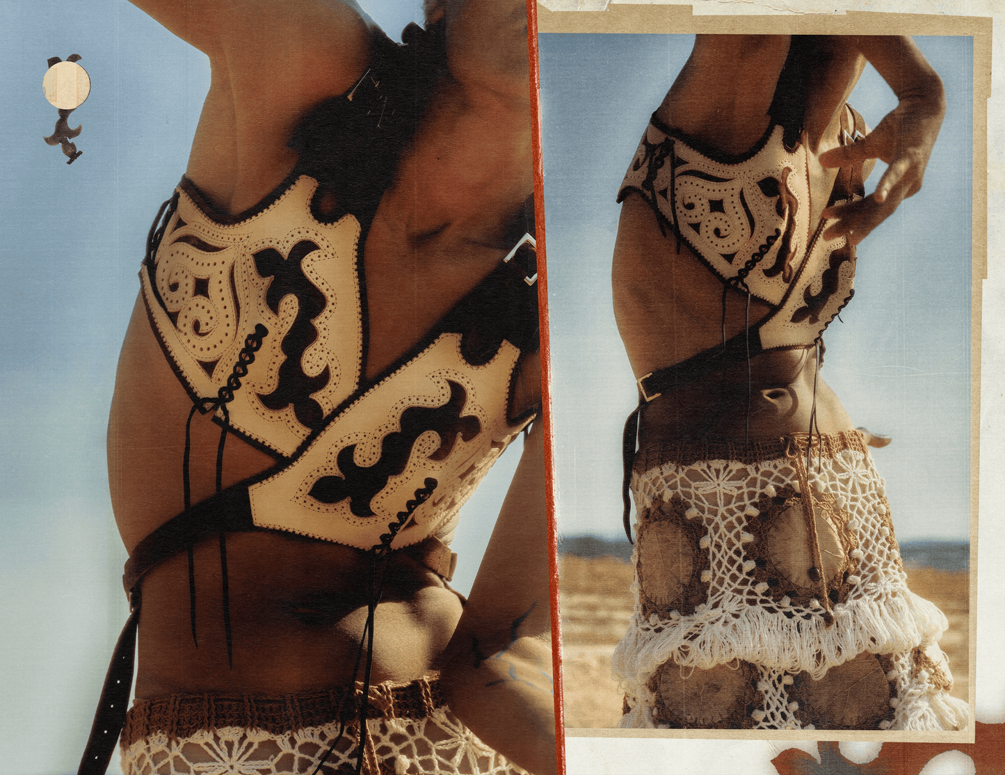 Leaf Swirl Skirt-VEREDAS-APOC STORE