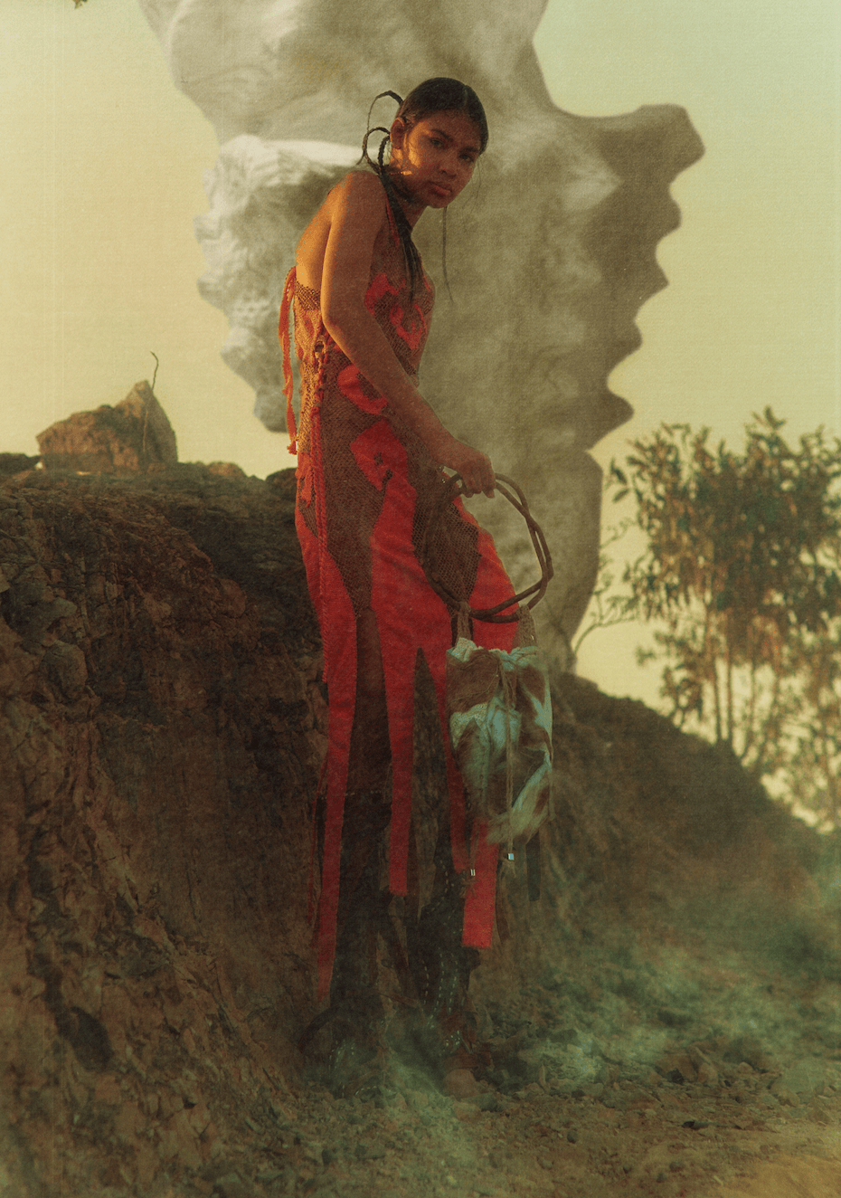 Sereia Dress Coral-VEREDAS-APOC STORE