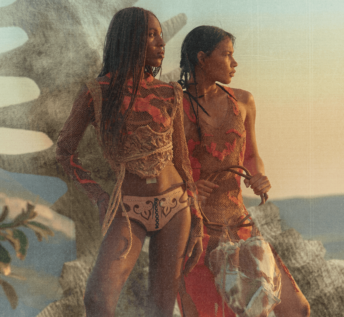 Racer Top Coral-VEREDAS-APOC STORE