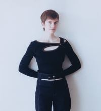 Score Knit Top-René Scheibenbauer-APOC STORE