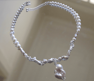 Darling Silver Necklace-Nadia Ridiandries-APOC STORE