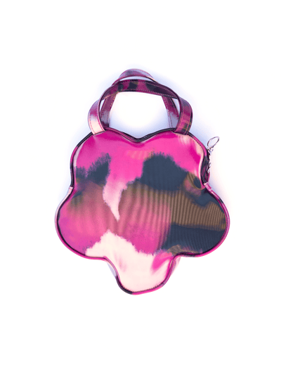 Lenticular Colour-Changing Pink Blueberry Cow Flower Handbag-Leeann Huang-APOC STORE