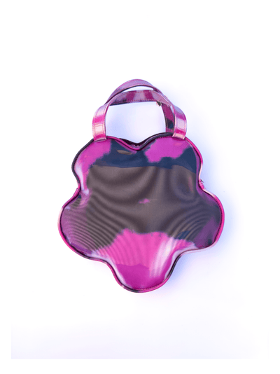Lenticular Colour-Changing Pink Blueberry Cow Flower Handbag-Leeann Huang-APOC STORE