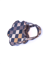 Lenticular Colour-Changing Checker Flower Handbag-Leeann Huang-APOC STORE
