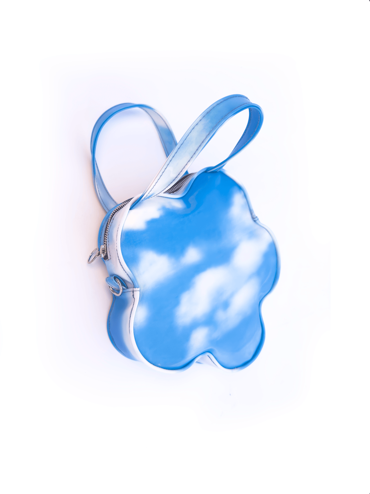 Lenticular 3-D Cloudy Sky Flower Handbag-Leeann Huang-APOC STORE