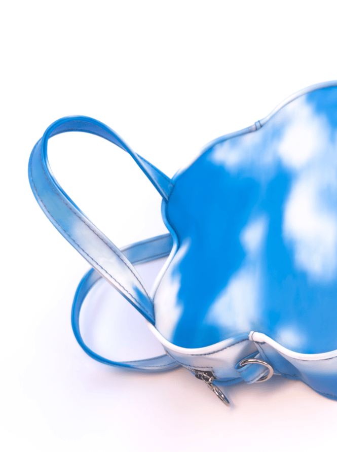 Lenticular 3-D Cloudy Sky Flower Handbag-Leeann Huang-APOC STORE