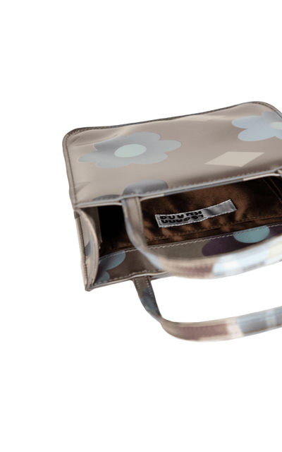 Lenticular Ultra Mini Stripe Flower Tote-Leeann Huang-APOC STORE