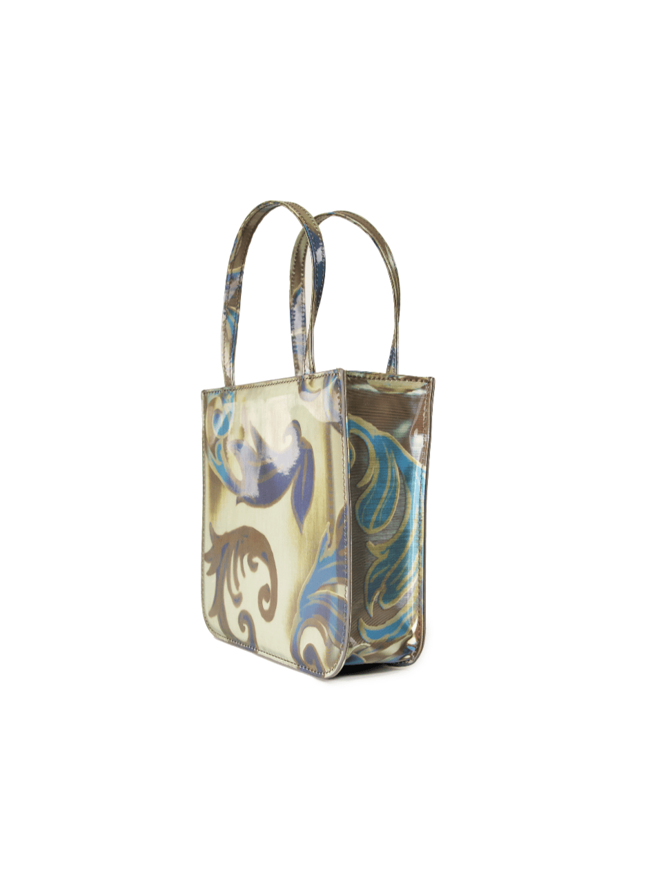 Lenticular Ultra Mini Bow Stripe Tote-Leeann Huang-APOC STORE