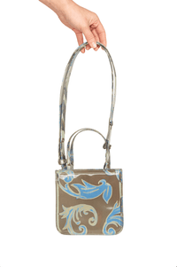 Lenticular Ultra Mini Bow Stripe Tote-Leeann Huang-APOC STORE
