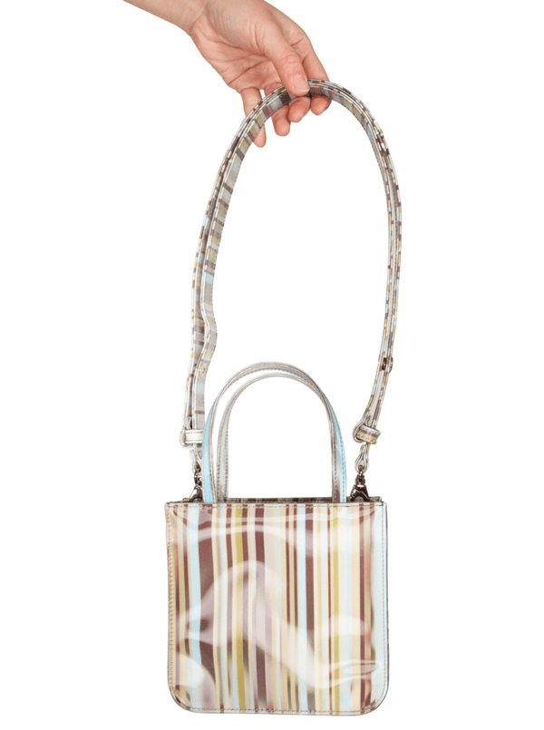 Lenticular Ultra Mini Stripe Tote-Leeann Huang-APOC STORE