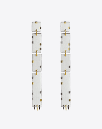 Ivory leather earrings-anGostura-APOC STORE