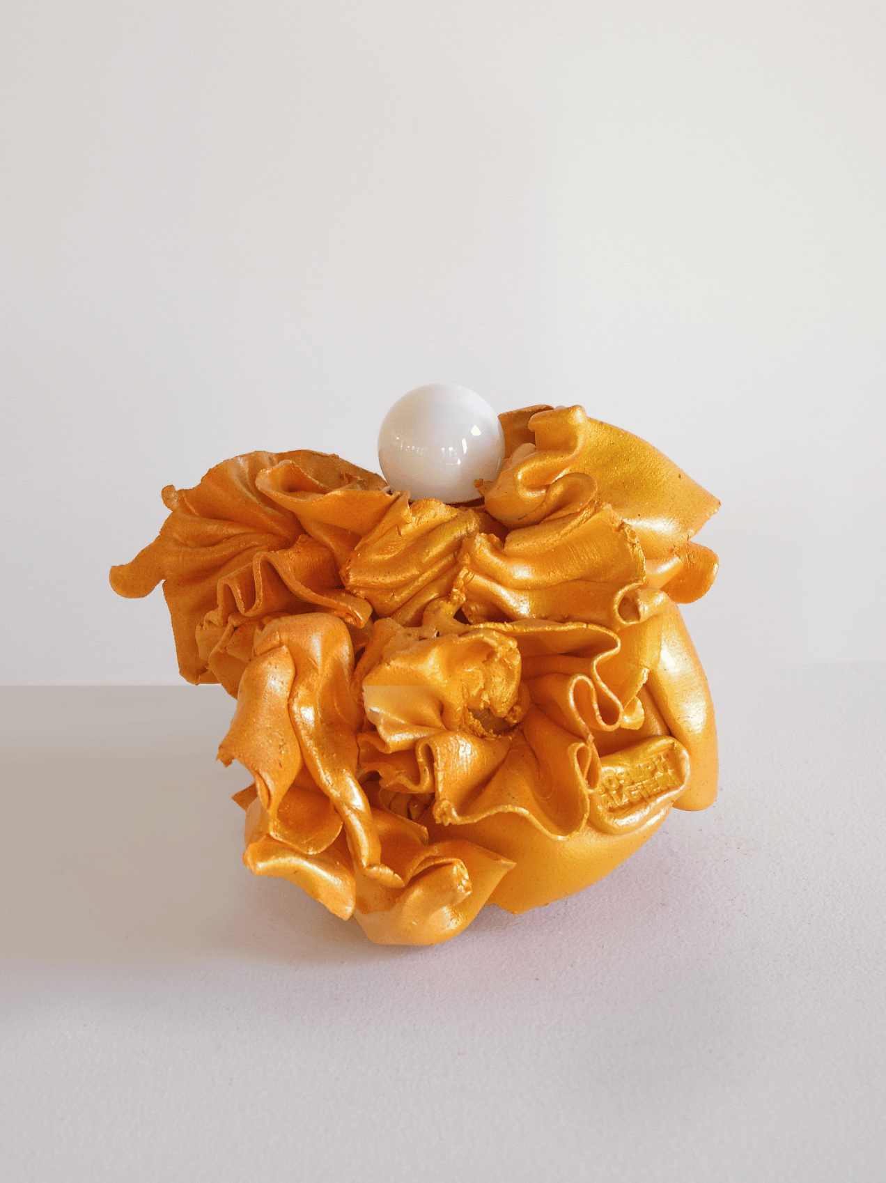 Gold Pleated Lamp-Joseph Algieri-APOC STORE