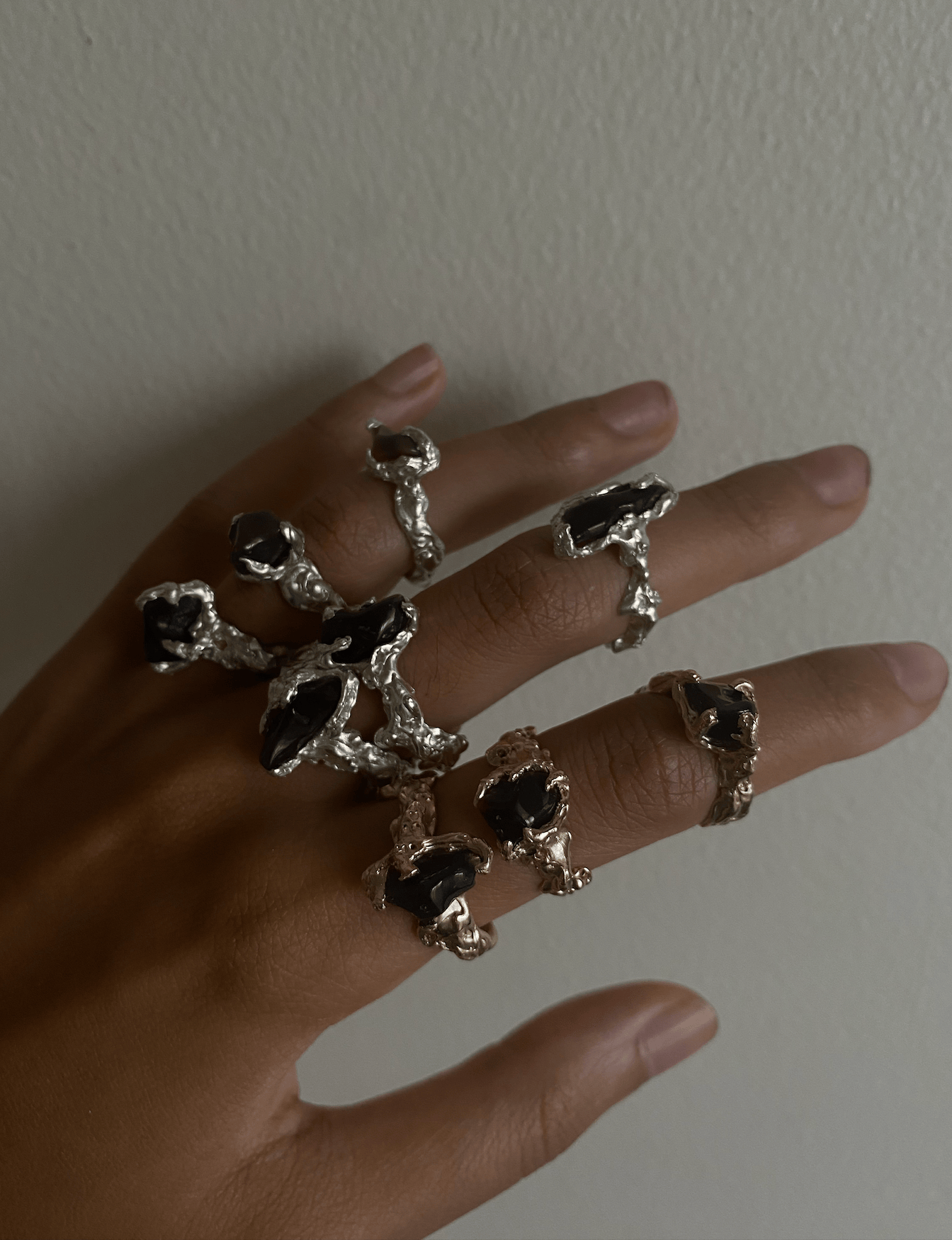 Gold Irradiate Ring Green-Nadia Ridiandries-APOC STORE