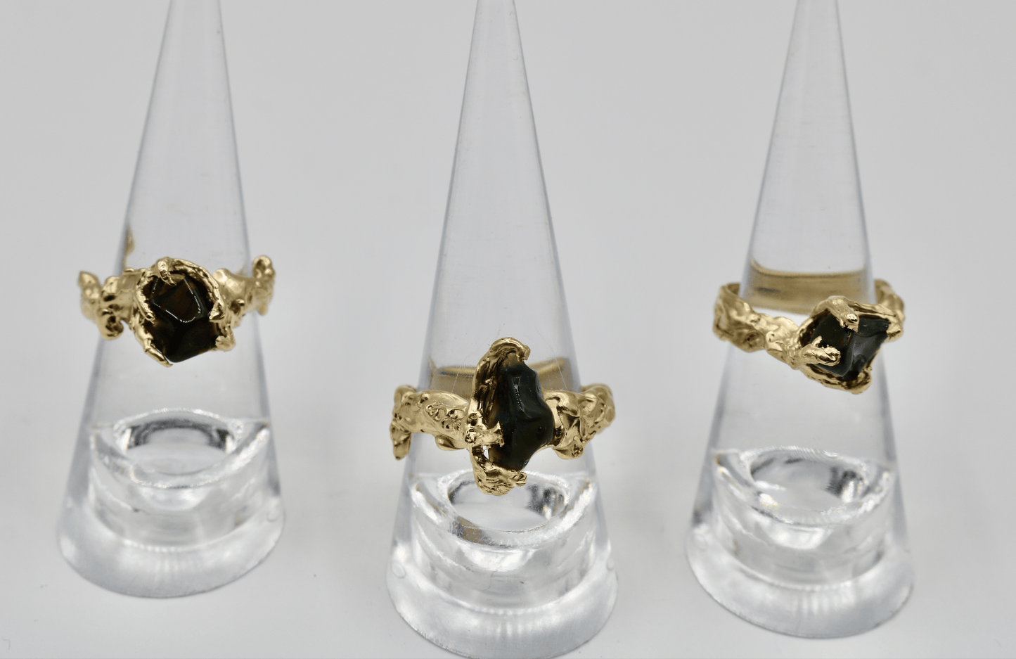 Gold Irradiate Ring Green-Nadia Ridiandries-APOC STORE