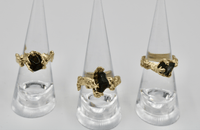 Gold Irradiate Ring Green-Nadia Ridiandries-APOC STORE