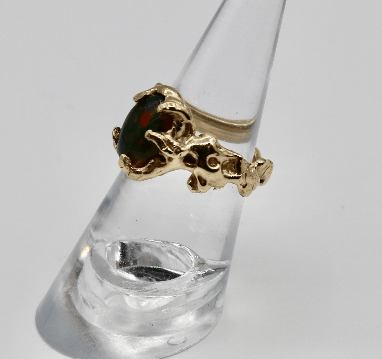 Gold Irradiate Ring Green-Nadia Ridiandries-APOC STORE