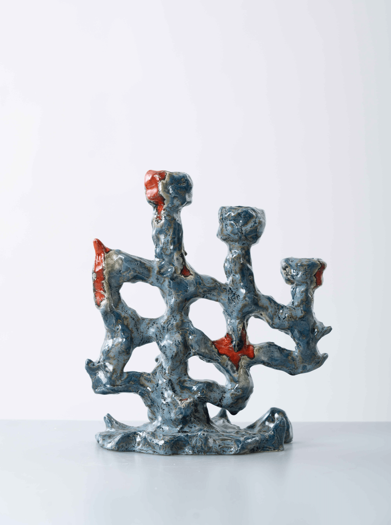 Blue Shenlong Escalon Candleholder-Alex Zeta-APOC STORE