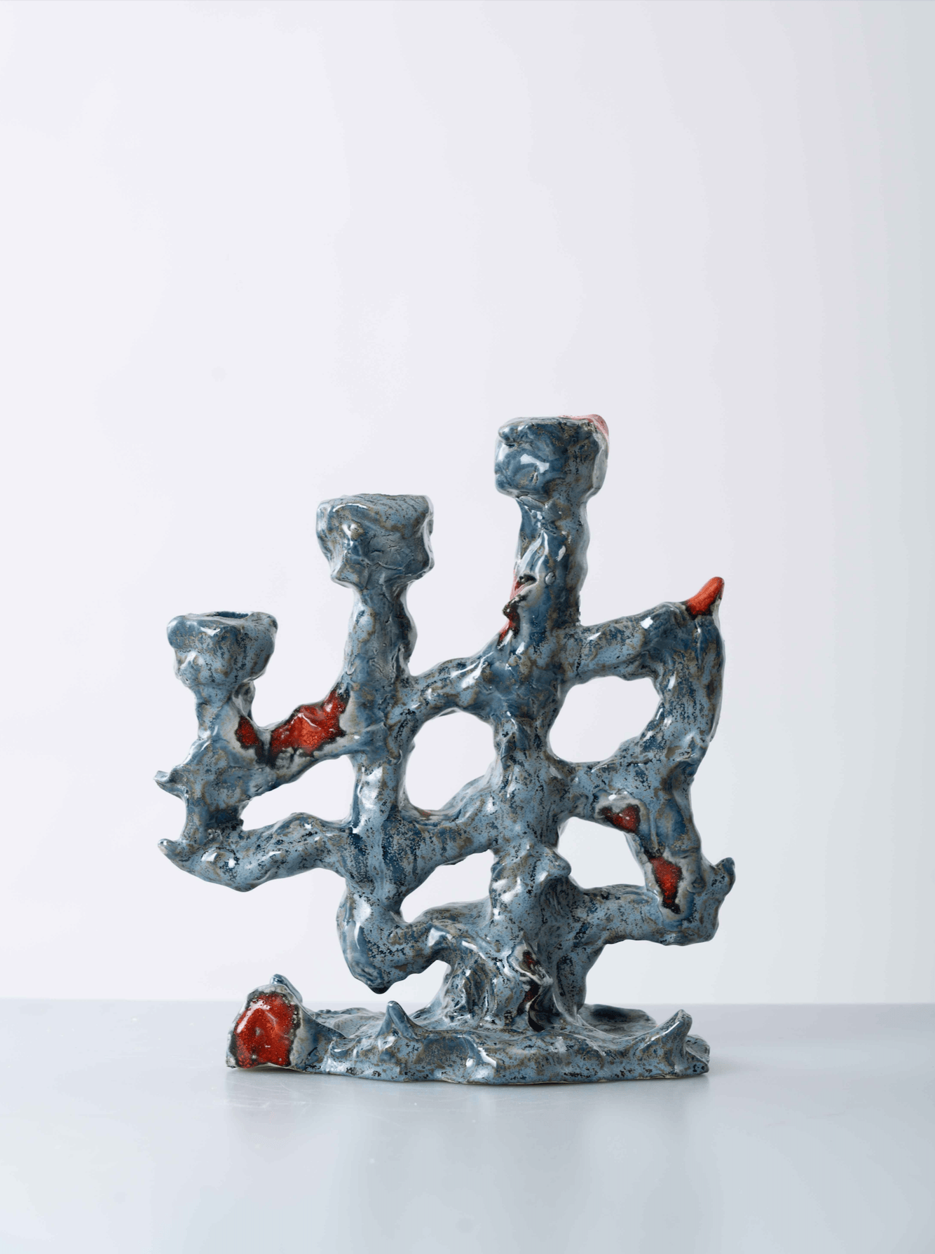 Blue Shenlong Escalon Candleholder-Alex Zeta-APOC STORE