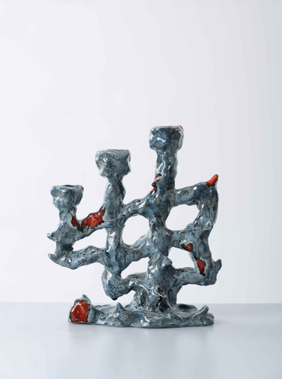 Blue Shenlong Escalon Candleholder-Alex Zeta-APOC STORE