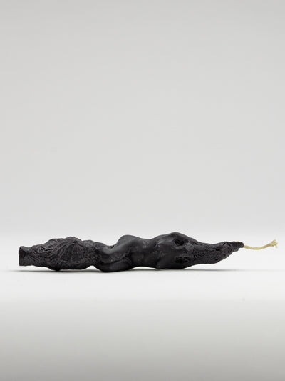 Pair of Sea Nymph Candles - Black-Imogen van der Pols-APOC STORE