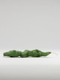 Pair of Sea Nymph Candles - Green-Imogen van der Pols-APOC STORE