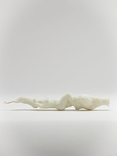 Pair of Sea Nymph Candles - Milk-Imogen van der Pols-APOC STORE