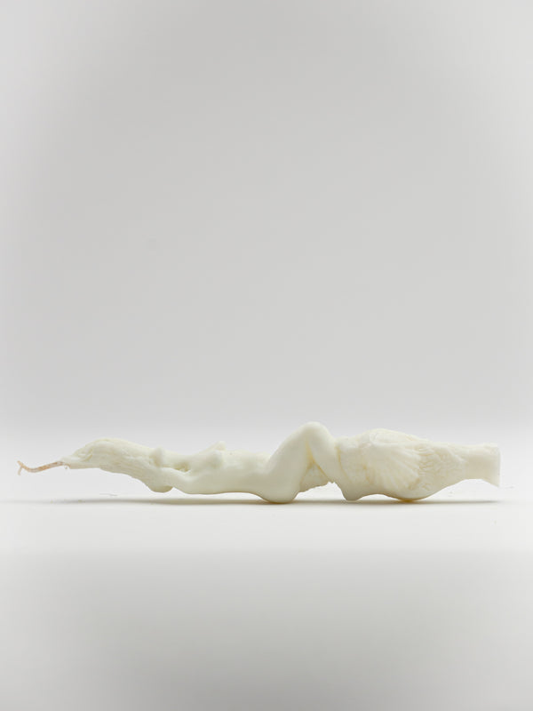 Pair of Sea Nymph Candles - Milk-Imogen van der Pols-APOC STORE