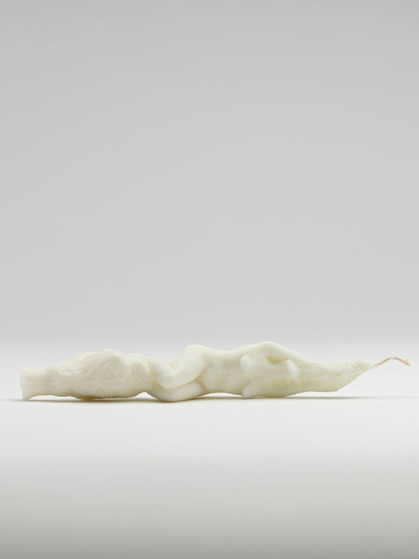 Pair of Sea Nymph Candles - Milk-Imogen van der Pols-APOC STORE