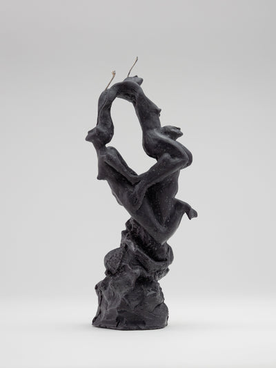 Sea Nymphs Entwined Candle - Black-Imogen van der Pols-APOC STORE