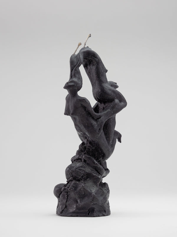 Sea Nymphs Entwined Candle - Black-Imogen van der Pols-APOC STORE