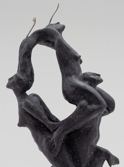 Sea Nymphs Entwined Candle - Black-Imogen van der Pols-APOC STORE