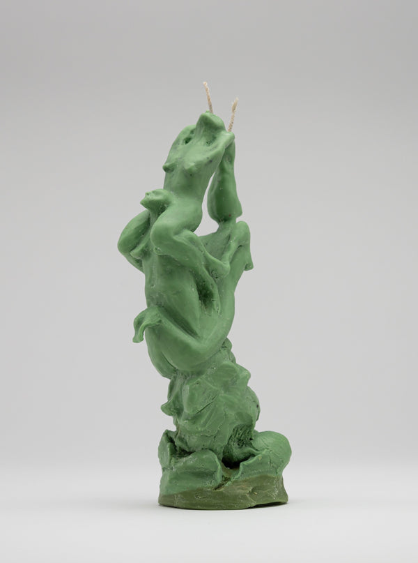 Sea Nymphs Entwined Candle - Green-Imogen van der Pols-APOC STORE