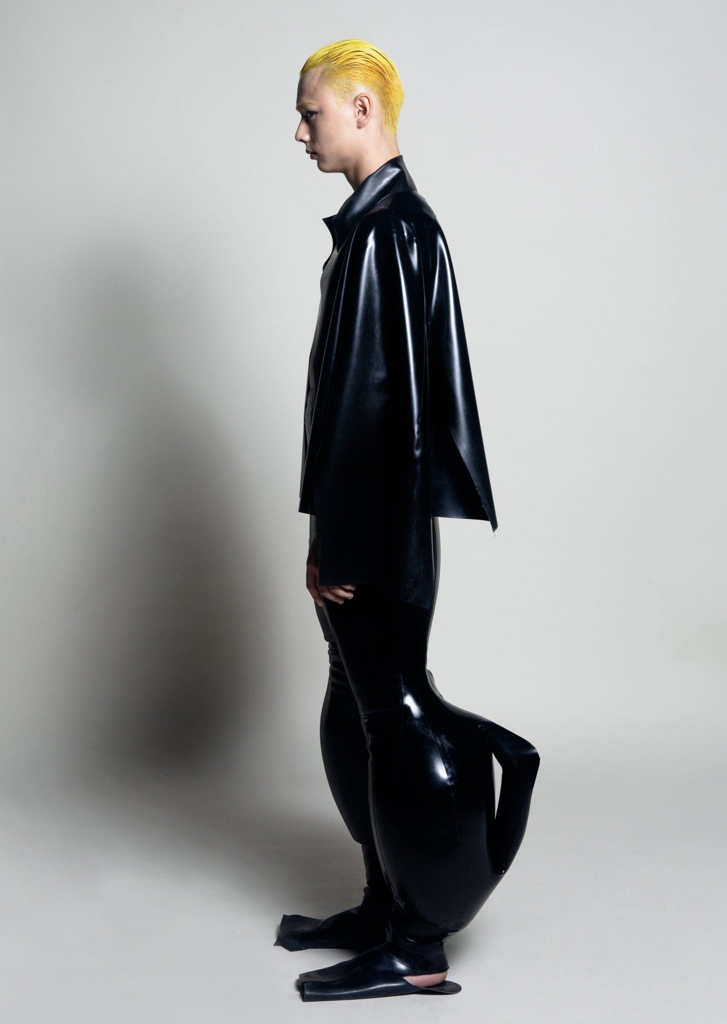 Black Alien Legs Trousers-Harri-APOC STORE