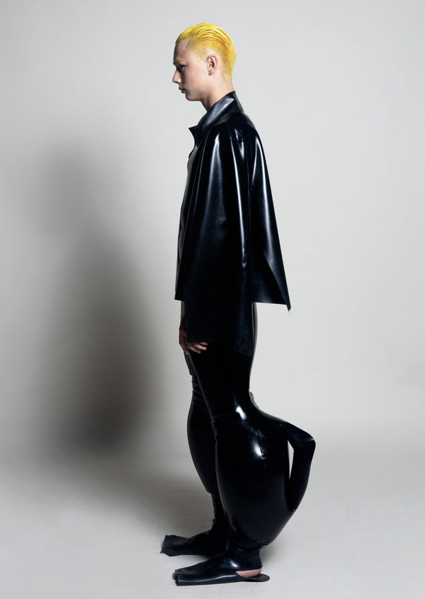 Black Alien Legs Trousers-Harri-APOC STORE