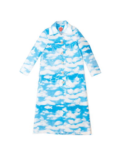Sky I-Spy Cloud Print Coat-Leeann Huang-APOC STORE