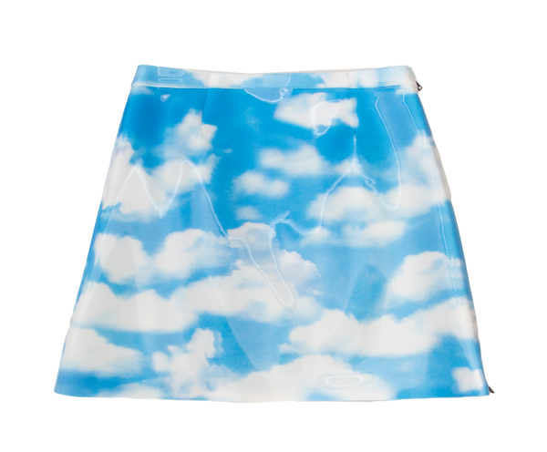 Lenticular Sky Mini Skirt-Leeann Huang-APOC STORE