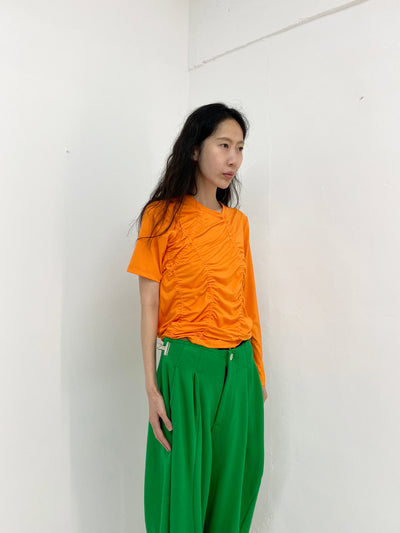 Broken Chamwoe T-Shirt Orange-Sung Ju-APOC STORE