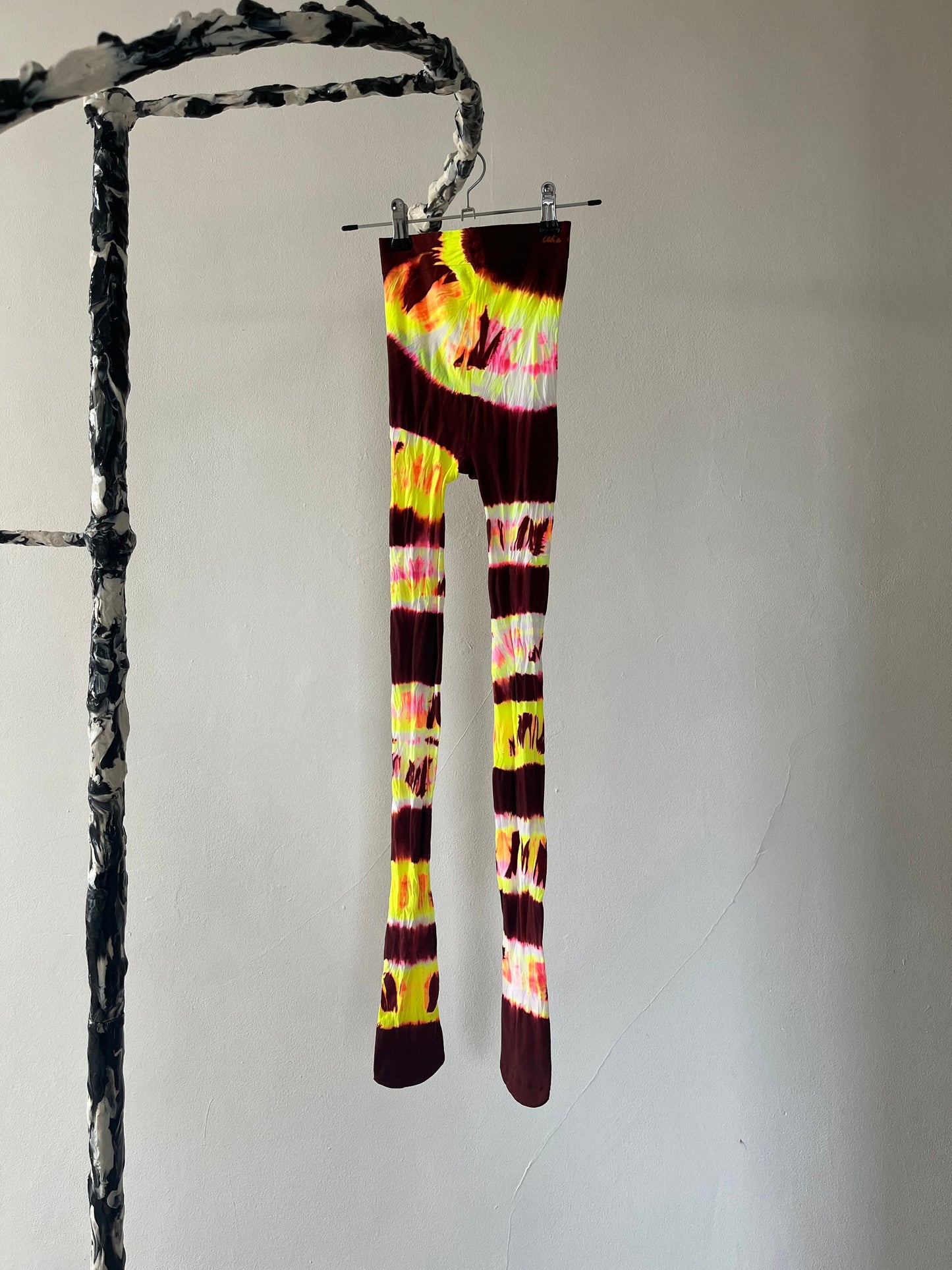 Hand Dyed Tights Multicolour-Celia Calderón Asensio-APOC STORE