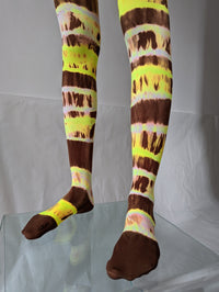 Hand Dyed Tights Multicolour-Celia Calderón Asensio-APOC STORE