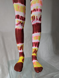 Hand Dyed Tights Multicolour-Celia Calderón Asensio-APOC STORE