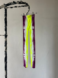 Hand Dyed Tights Green Multicolour-Celia Calderón Asensio-APOC STORE
